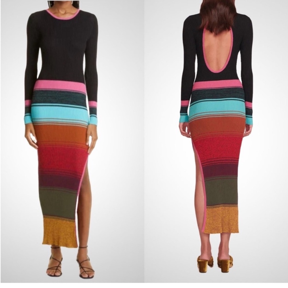 NWT Staud Edna Striped Sweater
Maxi Dress